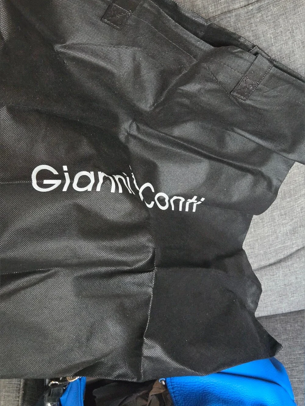 GIANNI CONTI Made In Italy Leather Shoulder Bag Handbag With Strap & Dustbag